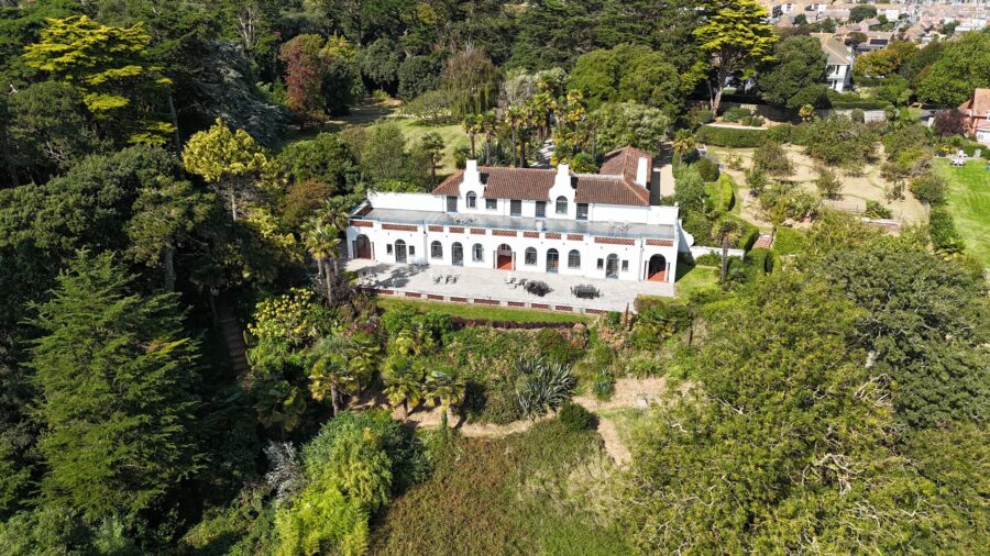 Aerial shot from a building survey, taken from a drone to demonstrate the usefulness of using drones on building surveys. 