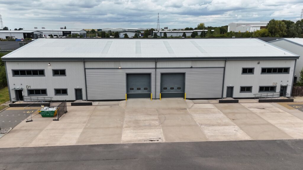 Large industrial building.